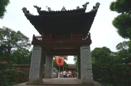 The symbol of Hanoi, a structure within the Temple of Literature, one of the world's earliest universities