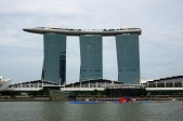 The iconic Marina Bay Sands hotel